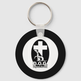 Porte-clés Dépendent de Dieu