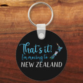 PORTE-CLÉS DÉPLACEMENT EN NOUVELLE-ZÉLANDE KIWI PAUA (Recto)