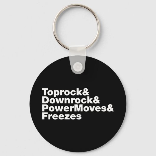 Porte-clés Déplacements de rupture (Breakdance) (Recto)