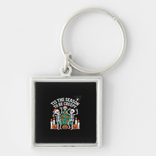Porte-clés Déplaisant Funny Skeleton Halloween Éffrayant (Devant)