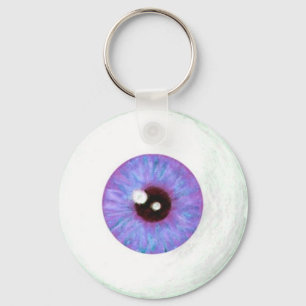 Porte-clés Déplaisant Lavendar Azure Eyeball Porte - clé