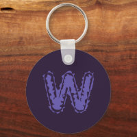 Déplaisant Monogramme violet sur violet