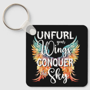 Porte-clés Déployez vos ailes conquérir le ciel, Inspirer les