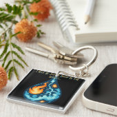 Porte-clés Déposer dans le seau (Devant Droit)