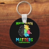 Porte-clés Dépression Sensibilisation à la santé mentale Mett (Recto)