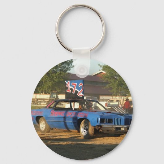 Porte-clés Derby de démolition "172" article de voiture (Recto)