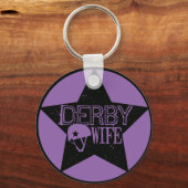 Porte-clés Derby Wife, Roller Derby (Recto)