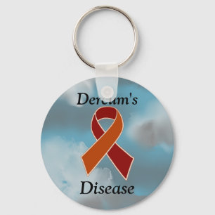 Porte-clés Dercum's Disease Awareness Ribbon Keychain
