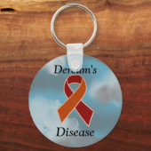 Porte-clés Dercum's Disease Awareness Ribbon Keychain (Recto)