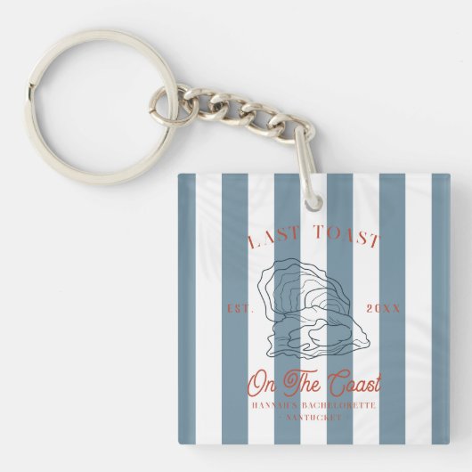 Porte-clés Dernier toast sur la Bachelorette Côte (Devant)