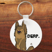 Porte-clés Derp - porte - clé berger allemand (Recto)