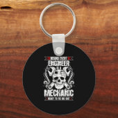 Porte-clés Derrière chaque ingénieur - Mécanique (Recto)