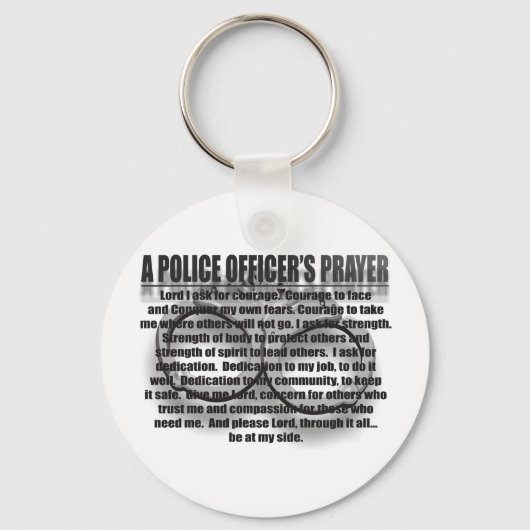 PORTE-CLÉS DES AGENTS DE POLICE PRIENT (Recto)