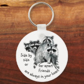 Porte-clés Des amis inspirants toujours dans votre coeur Cita (Recto)