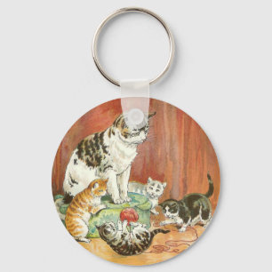 Porte-clés Des chatons en jeu