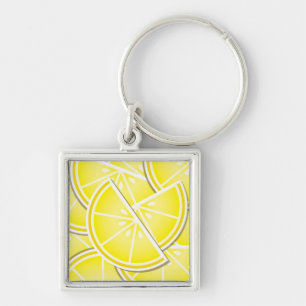 Porte-clés Des coins de citron funky !