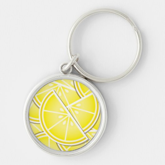 Porte-clés Des coins de citron funky ! (Devant)