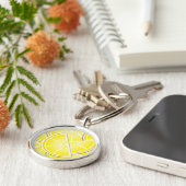 Porte-clés Des coins de citron funky ! (Côté)