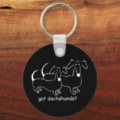 Porte-clés des dachshunds ? porte - clé #2 (Recto)