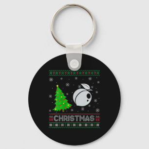 Porte-clés Des Femmes Peach Xmas Tree Lighting laids Christma