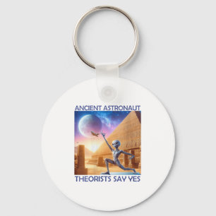 Porte-clés Des Femmes Yoga D'Anciens Astronautes Théoristes D