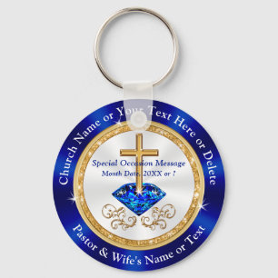 Porte-clés Des idées de don d'église personnalisées et bon