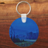Porte-clés Des lumières scintillantes dans un Blue Mountain M (Recto)
