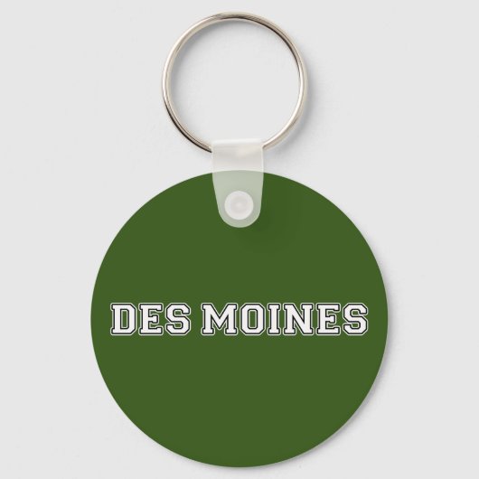 Porte-clés Des Moines Iowa (Recto)