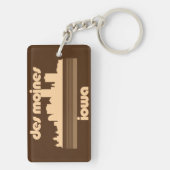 Porte-clés Des Moines, Iowa (Dos)