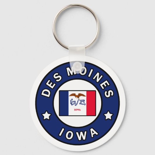 Porte-clés Des Moines Iowa (Recto)