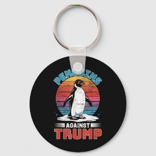 Porte-clés Des pingouins contre Trump Des Pingouins Flippers 