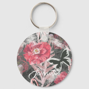 Porte-clés Des Red Poppies.