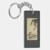 Porte-clés Descendeur - promo de sport et de plaisir (Devant gauche)