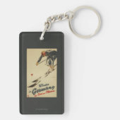 Porte-clés Descendeur - promo de sport et de plaisir (Dos)