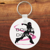 Porte-clés Descendre Pink Catcher Softball (Recto)