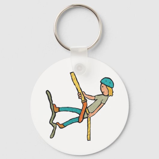 Porte-clés Descente en rappel (Recto)