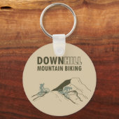Porte-clés descente en VTT (Recto)