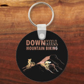 Porte-clés descente en VTT (Recto)