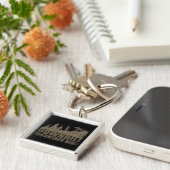 Porte-clés descente en VTT (Côté)