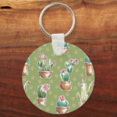 Porte-clés Desert Bloom | Pattern vert (Recto)