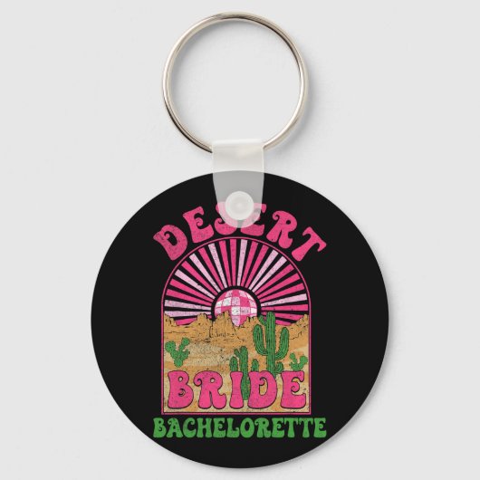 Porte-clés Desert Bride Enterrement de Vie de Jeune Fille Bac (Recto)