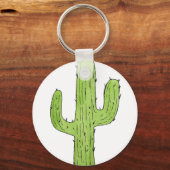 Porte-clés Desert Cactus Desert Plantes Cactus Tree Design (Recto)