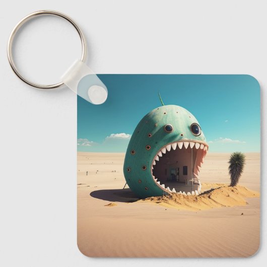 Porte-clés Desert Monstre (Recto)