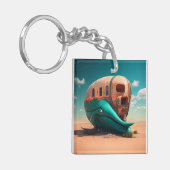 Porte-clés Desert whale house (Devant gauche)