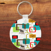 Porte-clés Design abstract de Mid-Century (Recto)