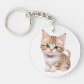 Porte-clés Design adorable Baby Kitten (Devant)