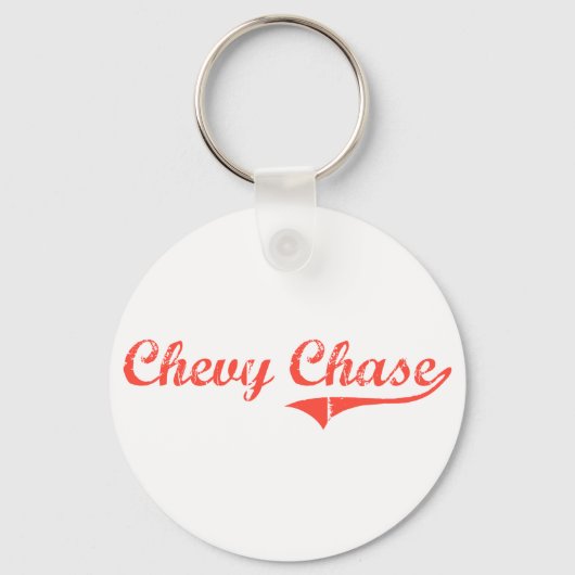 Porte-clés Design classique Chevy Chase Maryland (Recto)