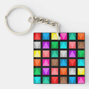 Porte-clés Design coloré