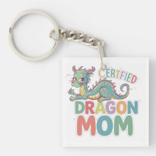 Porte-clés Design coloré Certified Dragon maman