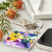 Porte-clés Design coloré et vivifiant (Devant Droit)